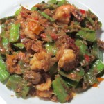 Spicy Stir-Fry Shrimp with Winged Beans