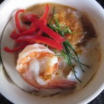 Thai Steam Shrimp in Red Curry - Hor Mok Goong